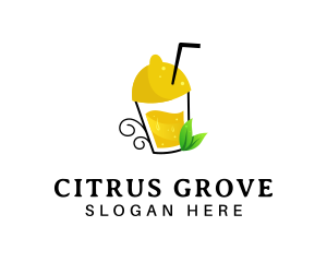 Fresh Lemon Juice logo design