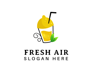 Fresh Lemon Juice logo design