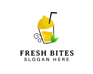 Fresh Lemon Juice logo design