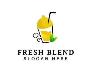 Fresh Lemon Juice logo design