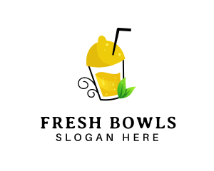 Fresh Lemon Juice logo design