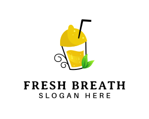 Fresh Lemon Juice logo design