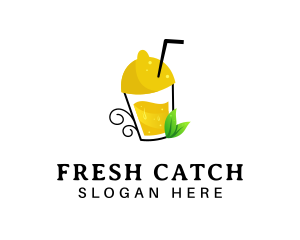 Fresh Lemon Juice logo design