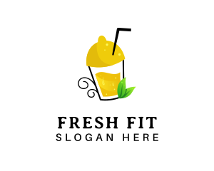 Fresh Lemon Juice logo design