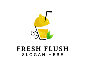 Fresh Lemon Juice logo design