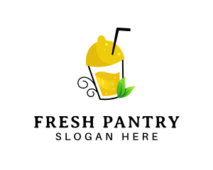 Fresh Lemon Juice logo design