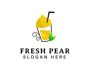 Fresh Lemon Juice logo design