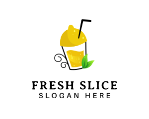 Fresh Lemon Juice logo design