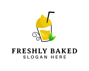 Fresh Lemon Juice logo design