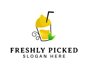 Fresh Lemon Juice logo design