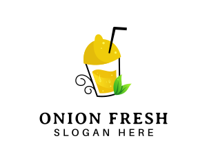 Fresh Lemon Juice logo design