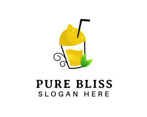 Fresh Lemon Juice logo design