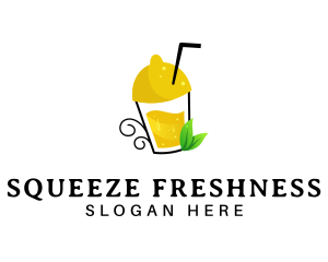 Fresh Lemon Juice logo design