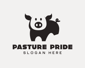 Swine Pig Livestock  logo