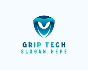 Tech Shield Developer logo design