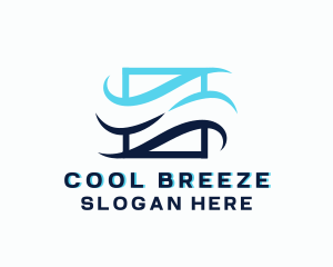 Creative Wave Breeze logo design