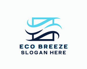 Creative Wave Breeze logo design