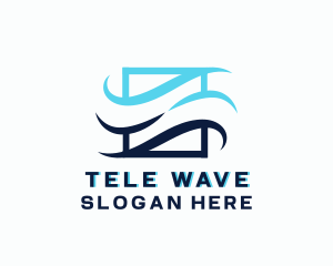 Creative Wave Breeze logo design