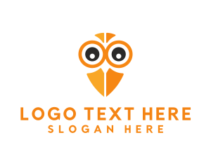 Owl Bird Eye logo