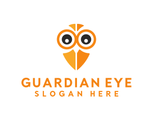 Owl Bird Eye logo design