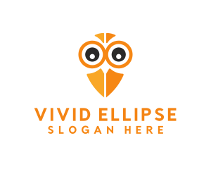 Owl Bird Eye logo design