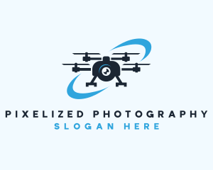 Drone Flying Camera logo design