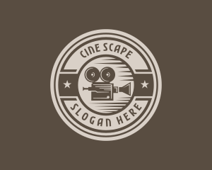 Camera Film Cinema logo design