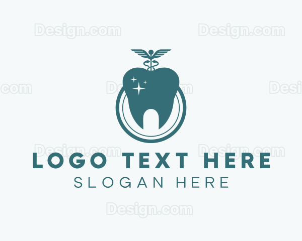 Tooth Dentist Healthcare Logo