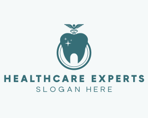 Tooth Dentist Healthcare logo design