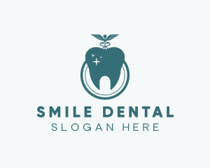 Tooth Dentist Healthcare logo design