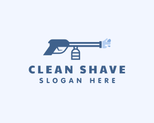 Clean Wash Pressure Washer logo design