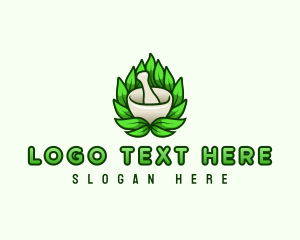 Mortar Pestle Herbal logo