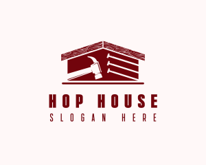 House Hammer Carpentry logo design