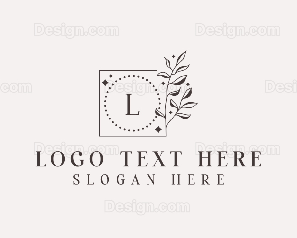 Floral Wedding Event Logo