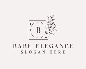 Floral Wedding Event logo design