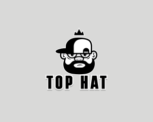 Hip Hop Cap Male logo design