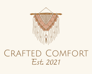 Handmade Boho Macrame logo design