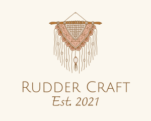 Handmade Boho Macrame logo design