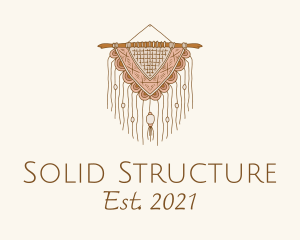 Handmade Boho Macrame logo design