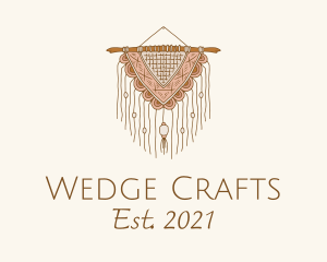 Handmade Boho Macrame logo design