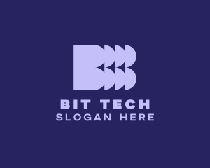 Modern Tech Letter B logo design