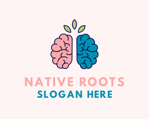 Brain Tree Nature logo design