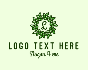 Leaf Wreath Organic Farm logo