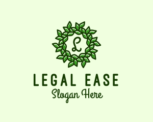 Leaf Wreath Organic Farm logo