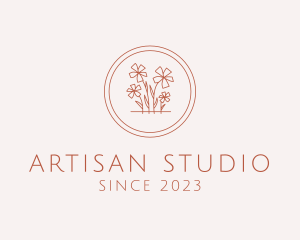 Artisan Flower Boutique  logo design