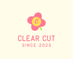 Cute Flower Daycare  logo design