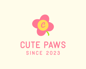 Cute Flower Daycare  logo design