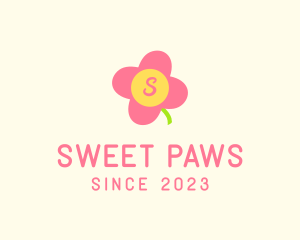 Cute Flower Daycare  logo design