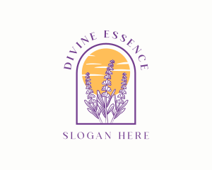 Lavender Flower Garden logo design