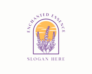 Lavender Flower Garden logo design